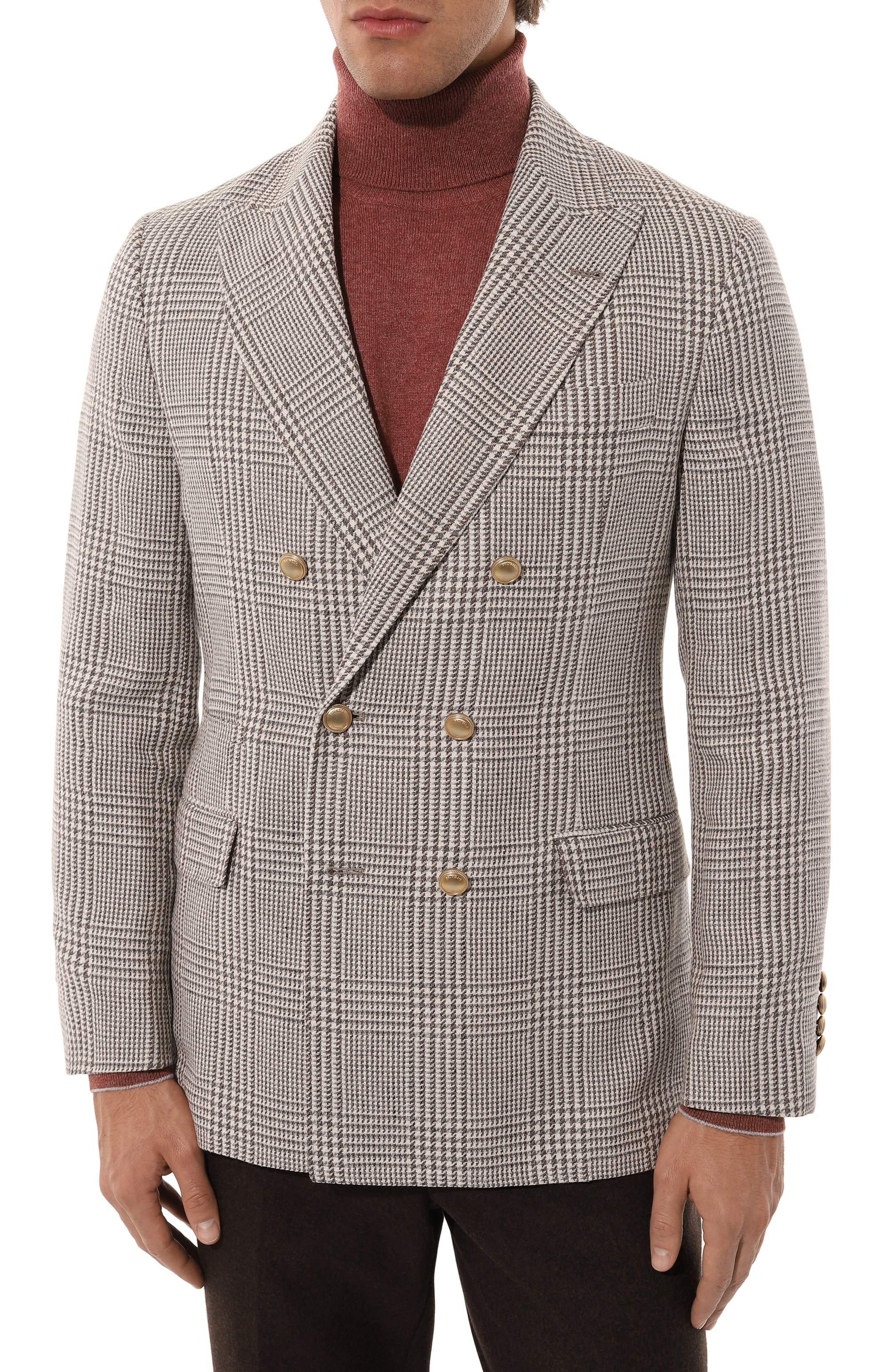 Пиджак изо льна и шерсти BRUNELLO CUCINELLI, арт. MG4977BPDE, фото 5