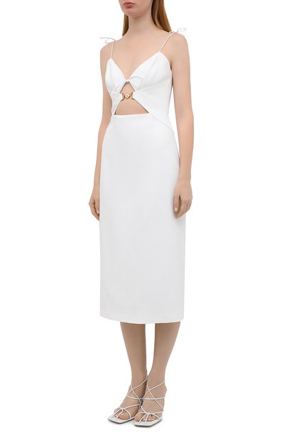 Платье из вискозы и льна VERSACE, арт. A89054/1F00918, фото 3