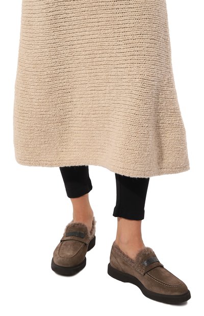 Замшевые лоферы BRUNELLO CUCINELLI, арт. MZSFGB1235, фото 3