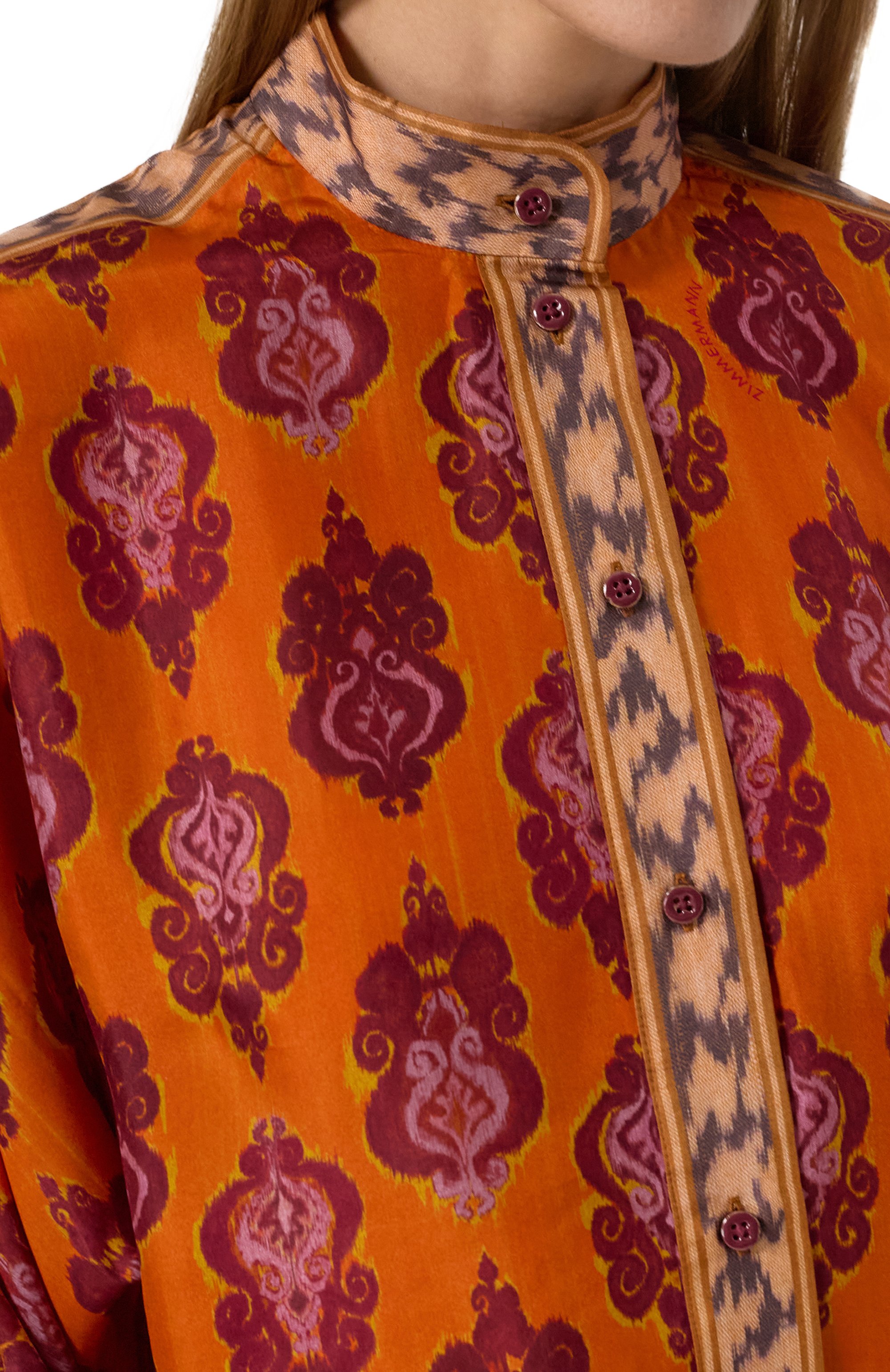 Шелковая блузка ZIMMERMANN, арт. 1499TRS251, фото 5