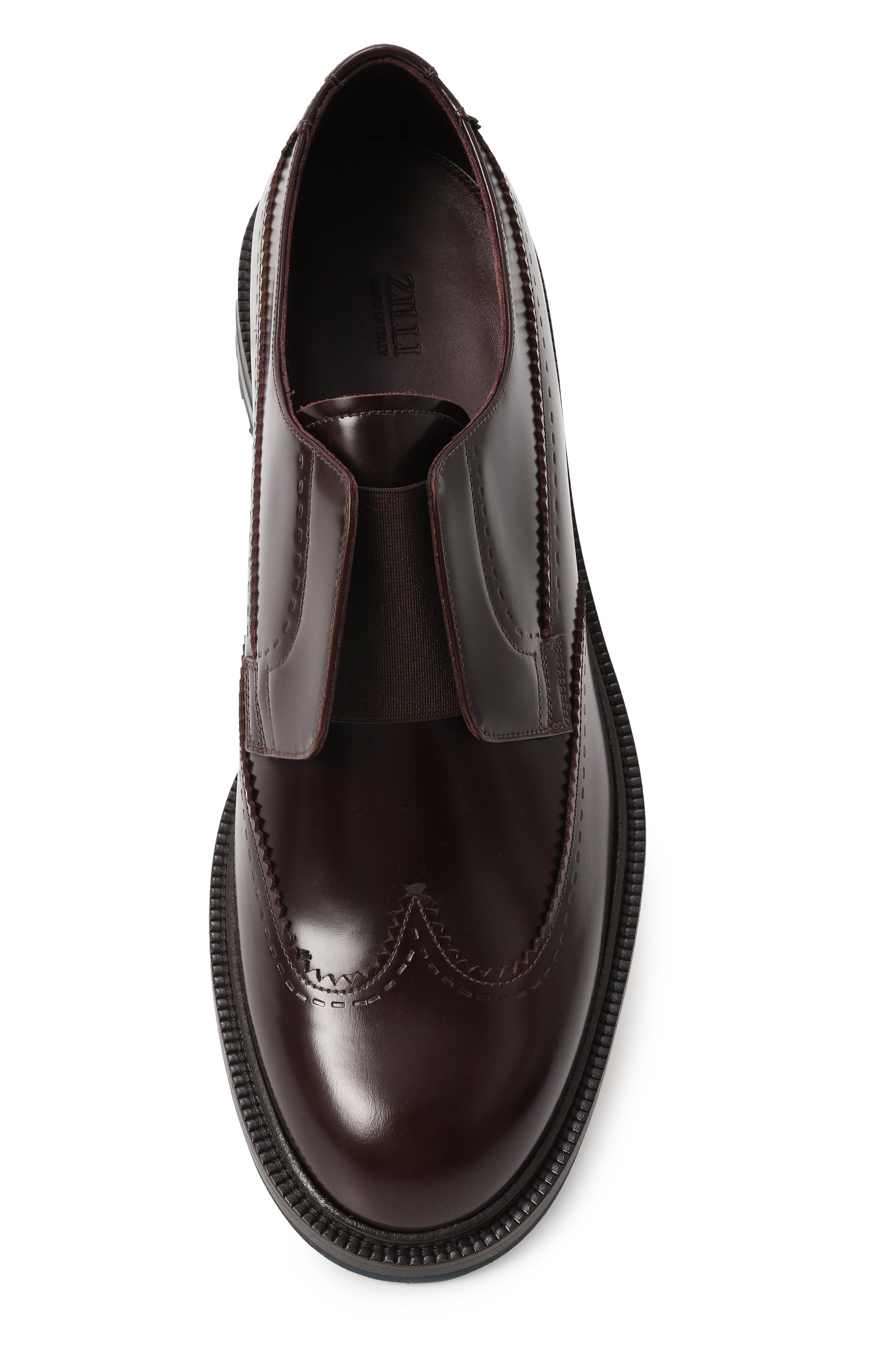 Кожаные дерби ZILLI, арт. H0119AM1030VSLT01, фото 6