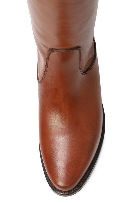 Кожаные сапоги Kiton D60812N0102402 Коричневый  D60812N0102402 Фото 6