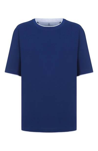 Мужская хлопковая футболка BRUNELLO CUCINELLI, арт. M0B137427