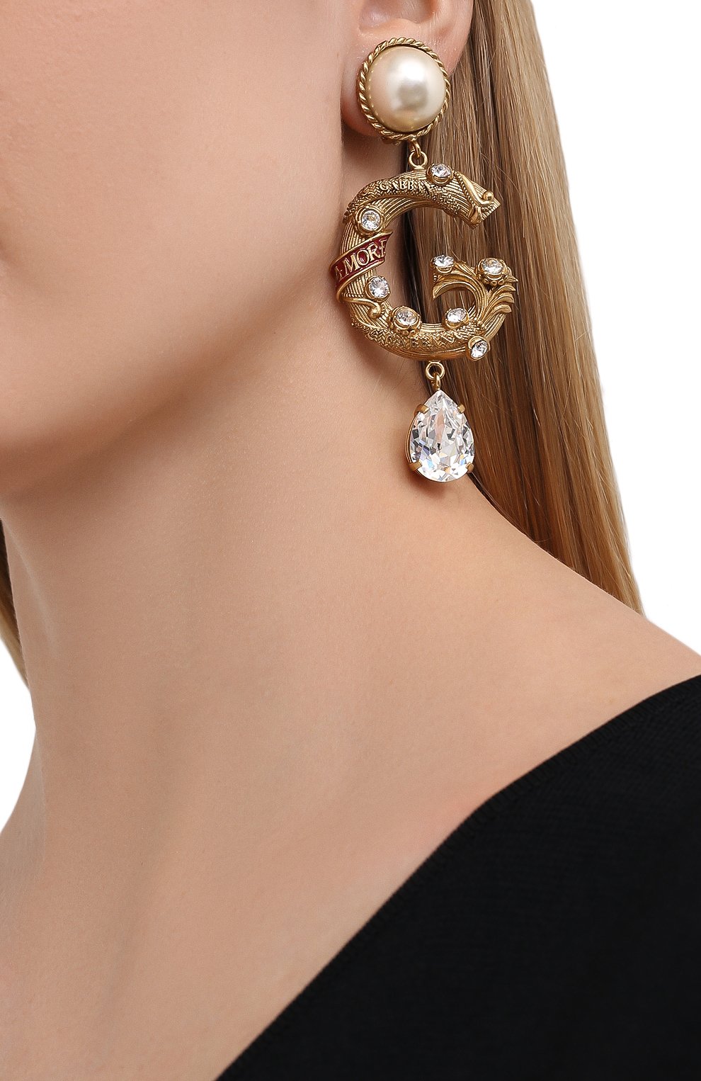 Клипсы DOLCE & GABBANA, арт. WEM6M6/W1111, фото 4