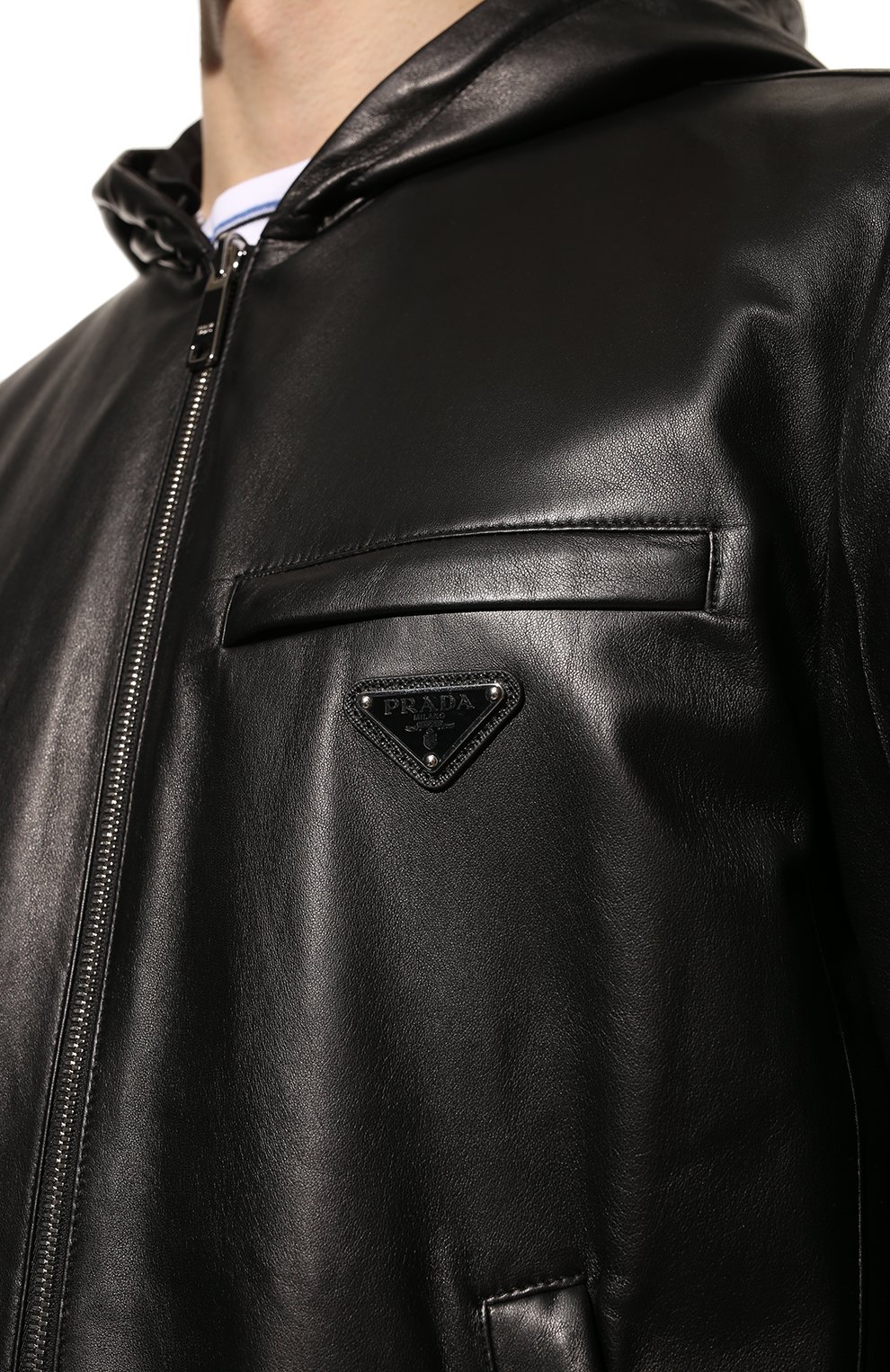 Двусторонняя куртка PRADA черного цвета по цене 460000 руб., арт. UPW281-038-F0002, фото 5 Двусторонняя куртка PRADA, арт. UPW281-038-F0002, фото 5