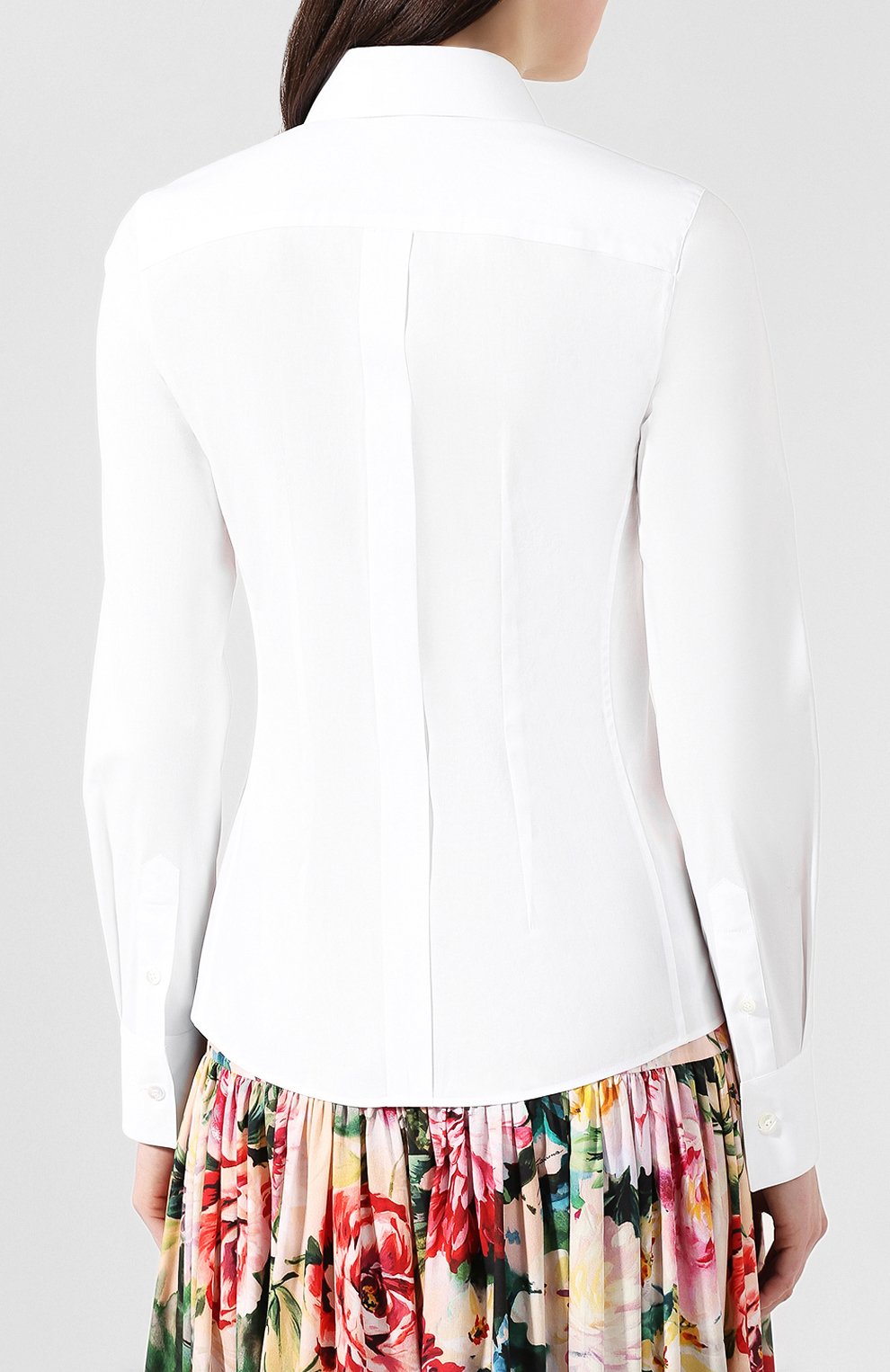 Хлопковая блузка DOLCE & GABBANA, арт. F5J50T/FUEAJ, фото 4