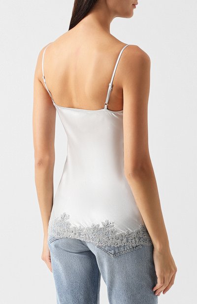 Однотонный топ с кружевной отделкой ERMANNO ERMANNO SCERVINO, арт. 43 T T007 RVI, фото 4