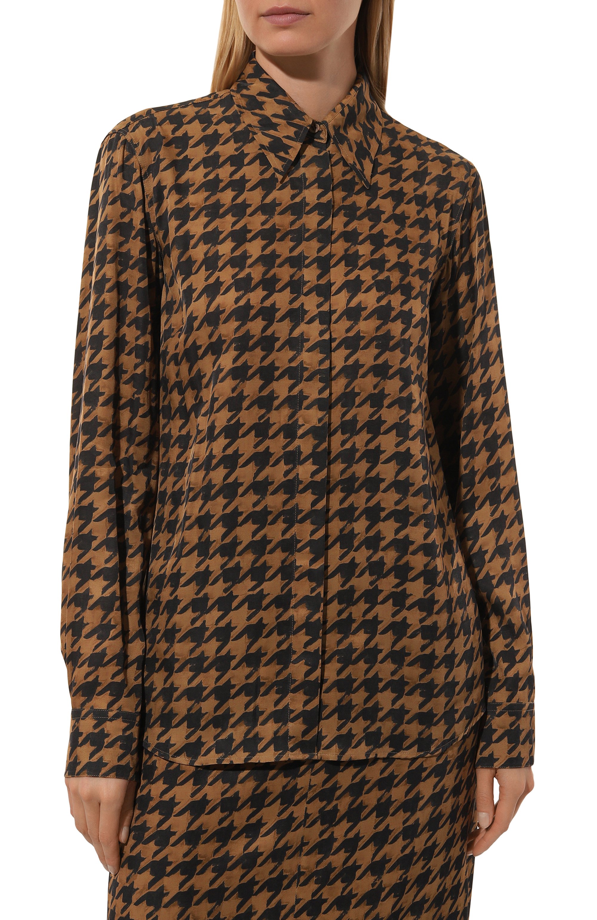 Рубашка из вискозы DRIES VAN NOTEN, арт. 242-010707-9088, фото 3