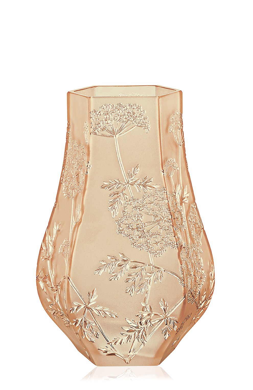 Ваза ombelles LALIQUE бежевого цвета по цене 230500 руб., арт. 10550500, фото 1 Ваза ombelles LALIQUE, арт. 10550500, фото 1