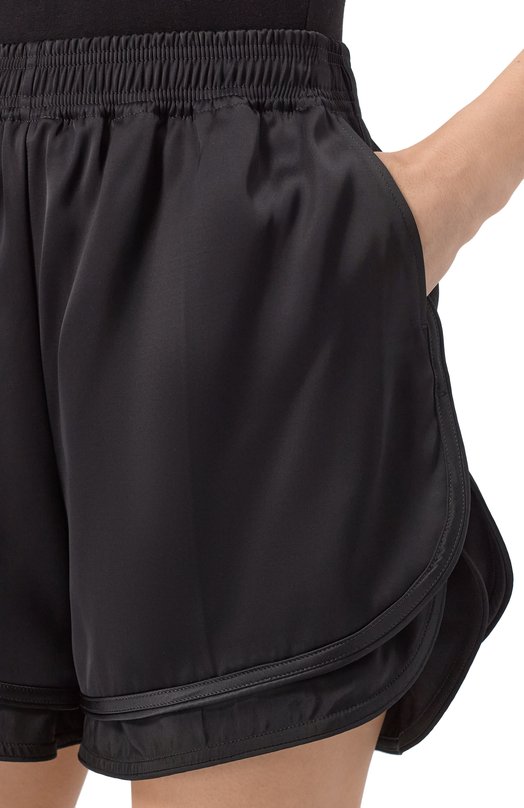 Шорты из вискозы и шелка Jil Sander J03KA0304-J65327 Чёрный  J03KA0304-J65327 Фото 5
