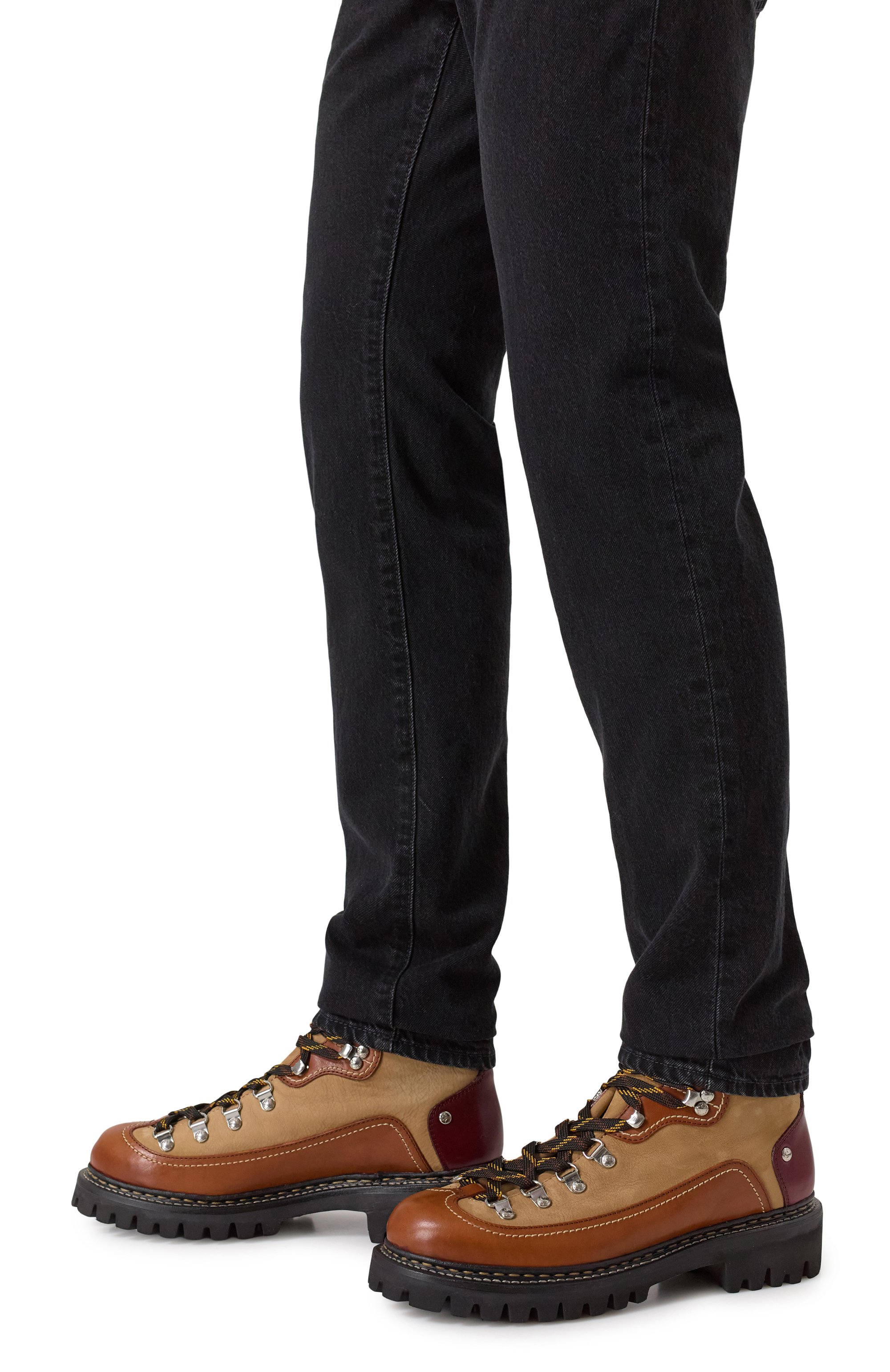 Кожаные хайкеры canadian DSQUARED2 коричневого цвета по цене 105000 руб., арт. ABM0123/12906751, фото 3 Кожаные хайкеры canadian DSQUARED2, арт. ABM0123/12906751, фото 3