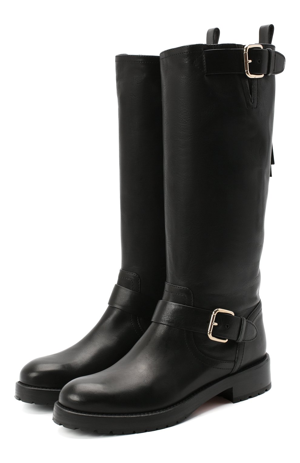 Кожаные сапоги REDVALENTINO, арт. UQ2S0D95/KBB, фото 1