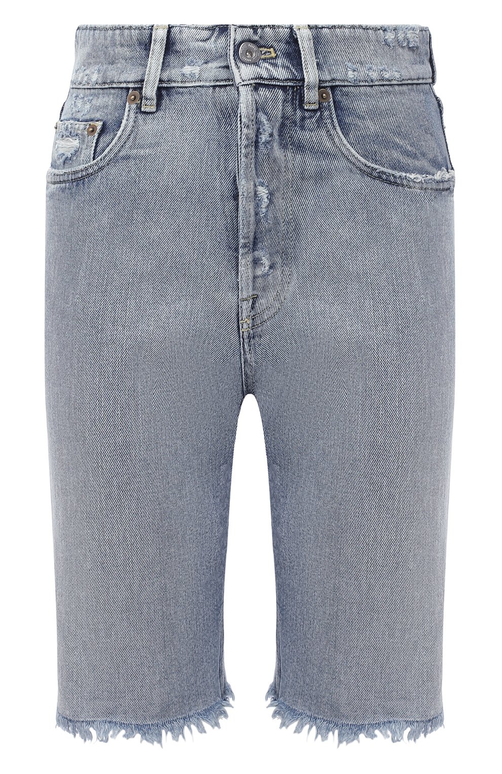 Джинсовые шорты MIU MIU синего цвета по цене 79000 руб., арт. GWP353-U8R-F0008, фото 1 Джинсовые шорты MIU MIU, арт. GWP353-U8R-F0008, фото 1