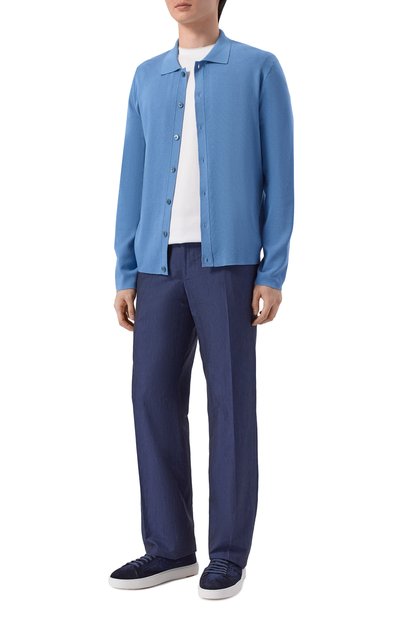 Мужские брюки из хлопка и льна MVST, арт. M26.CSM.T416/802-C0/LINEN