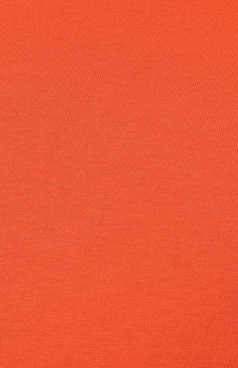 Хлопковая футболка HANRO оранжевого цвета по цене 9660 руб., арт. 075050, фото 5 Хлопковая футболка HANRO, арт. 075050, фото 5