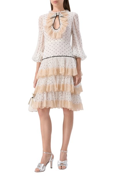 Кожаные босоножки bowow 95 VALENTINO, арт. 7W2S0MA6/KDR, фото 3