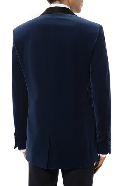 Хлопковый пиджак GUCCI, арт. 575286 Z495F, фото 4