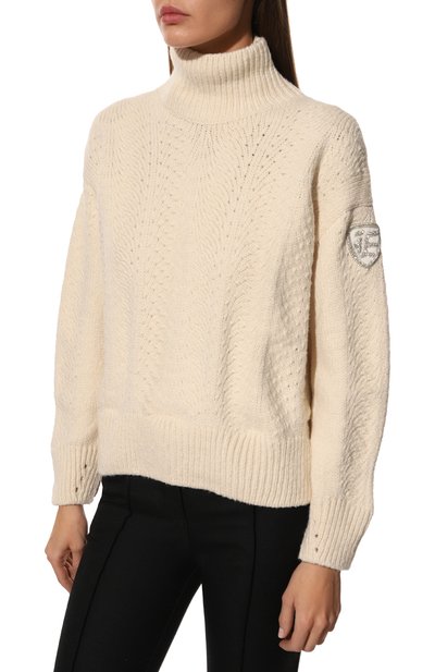 Свитер из хлопка и кашемира ERMANNO SCERVINO, арт. D414M501CBBNW, фото 3
