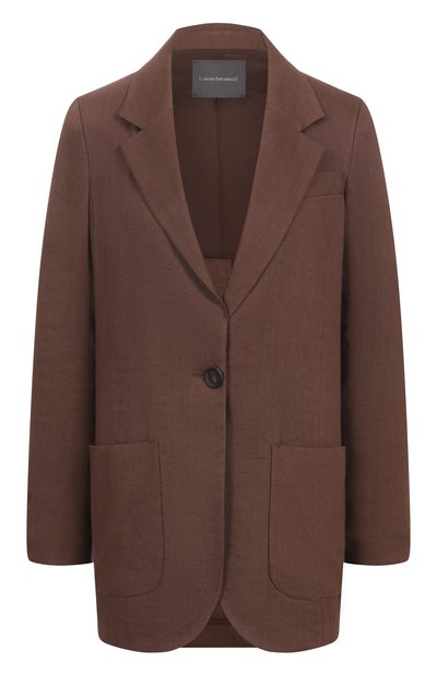 Женский жакет изо льна и вискозы LORENA ANTONIAZZI, арт. P2550GA02B/3347