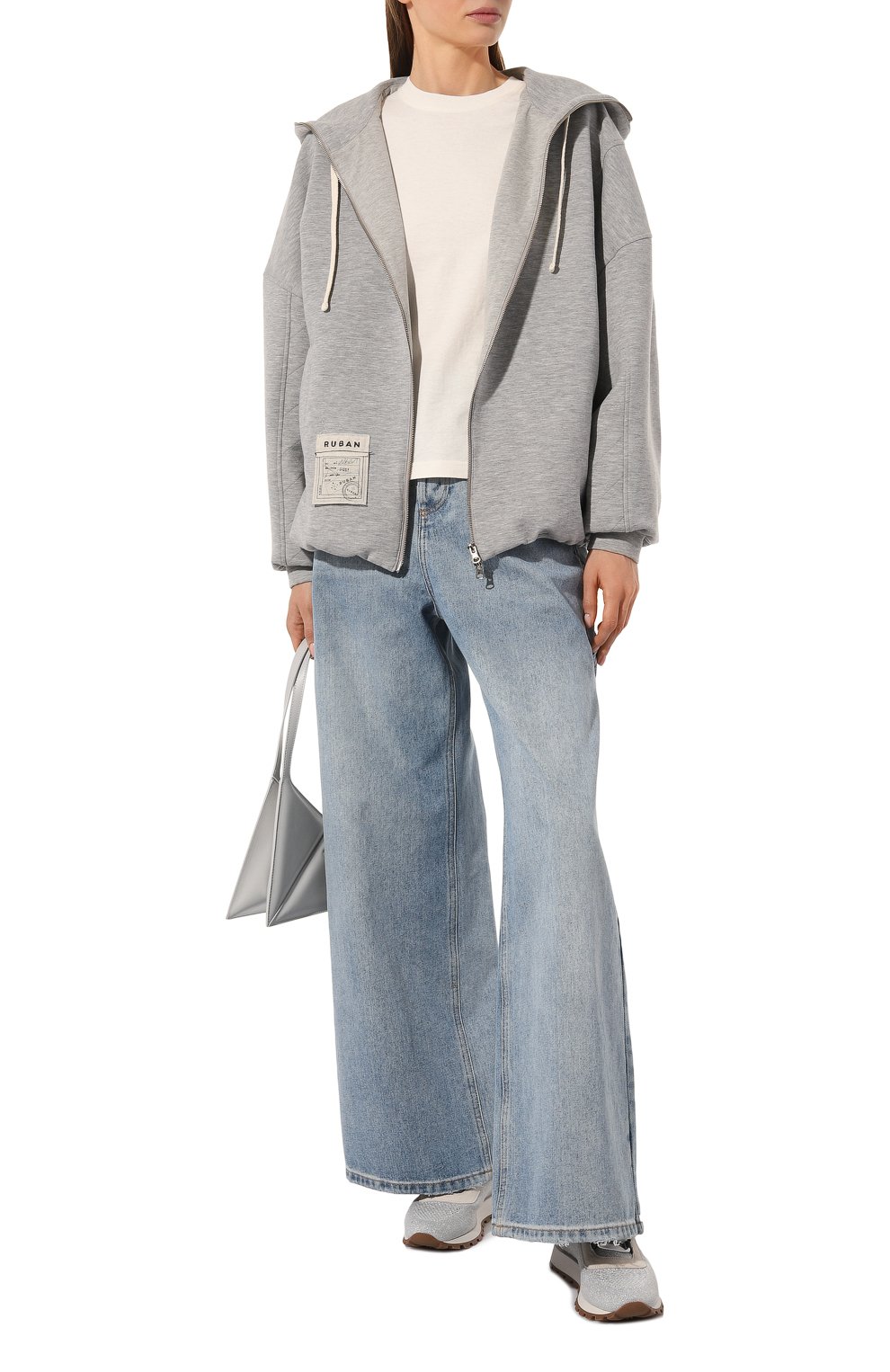 Текстильные кроссовки BRUNELLO CUCINELLI, арт. MZ35GBP103, фото 2