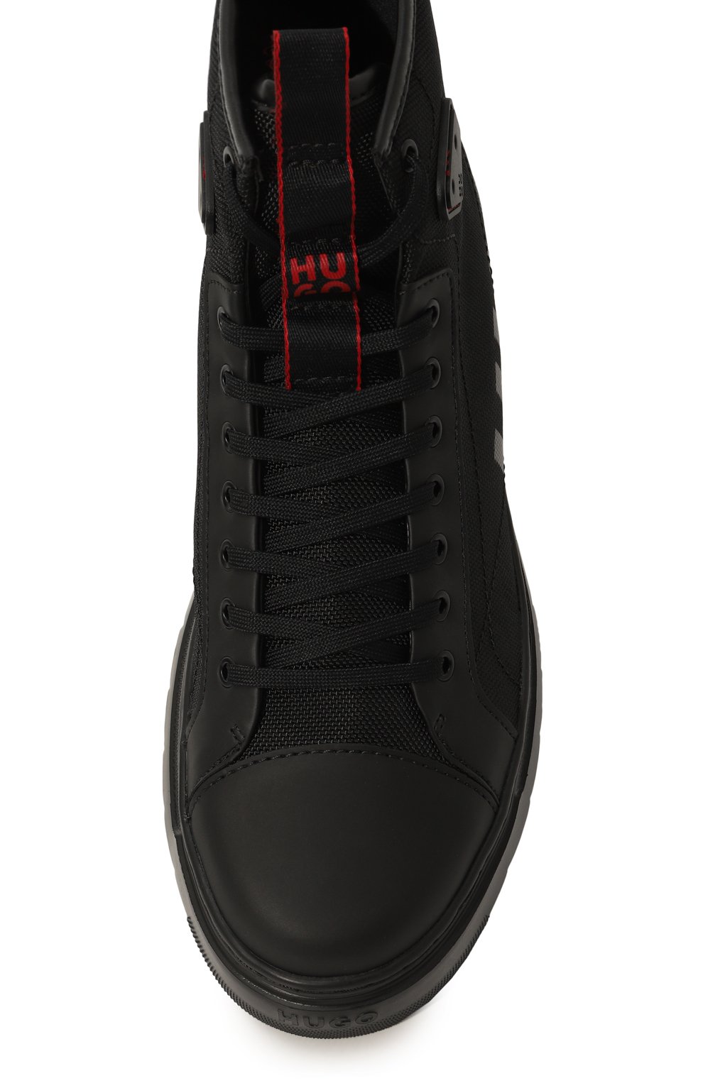 Комбинированные ботинки HUGO черного цвета по цене 20400 руб., арт. 50498570, фото 6 Комбинированные ботинки HUGO, арт. 50498570, фото 6