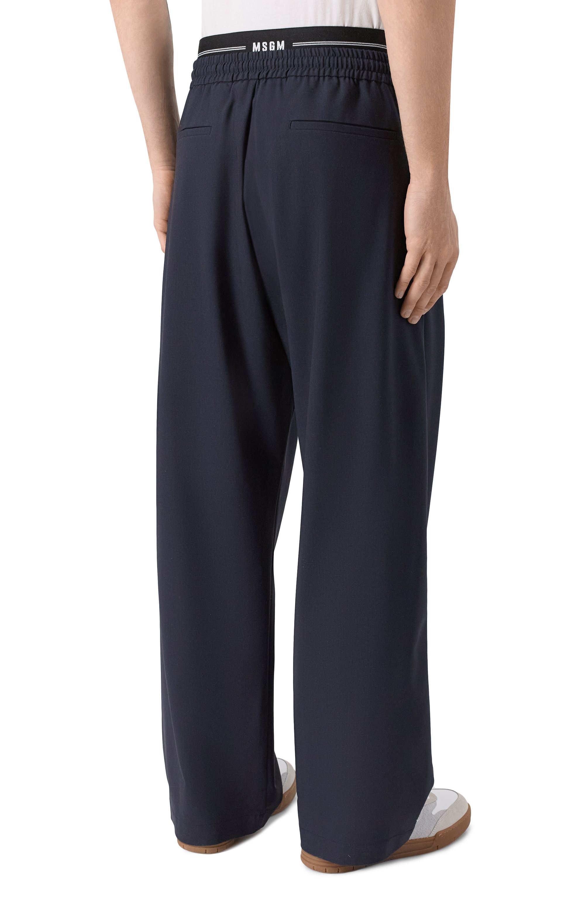 Шерстяные брюки MSGM, арт. 4040MP13/267100, фото 4