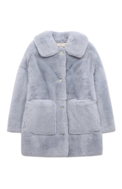 Шуба из кролика YVES SALOMON ENFANT, арт. 20WEM307XXREXX/8-10