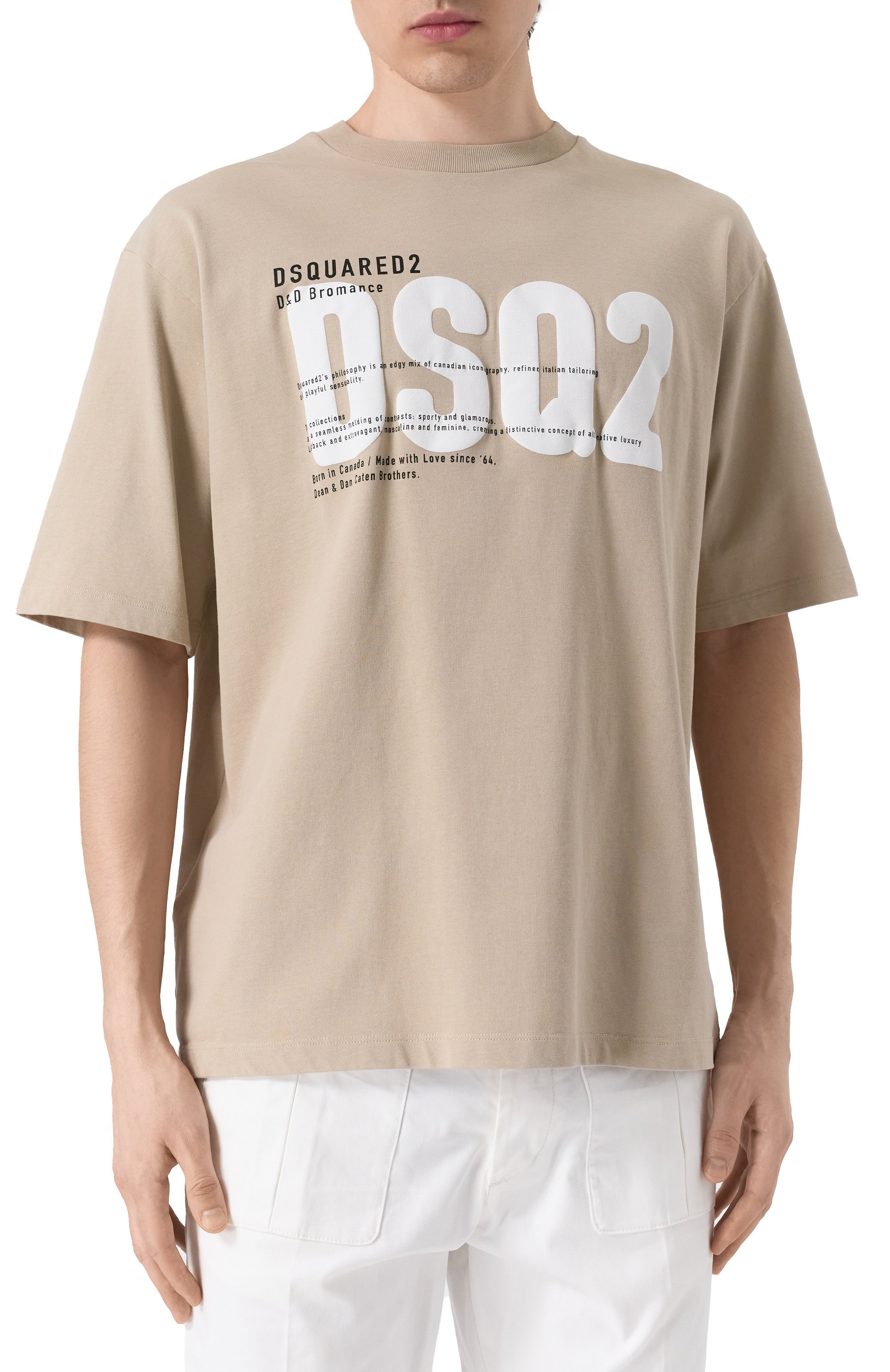 Хлопковая футболка DSQUARED2, арт. S74GD1412/D20033, фото 3