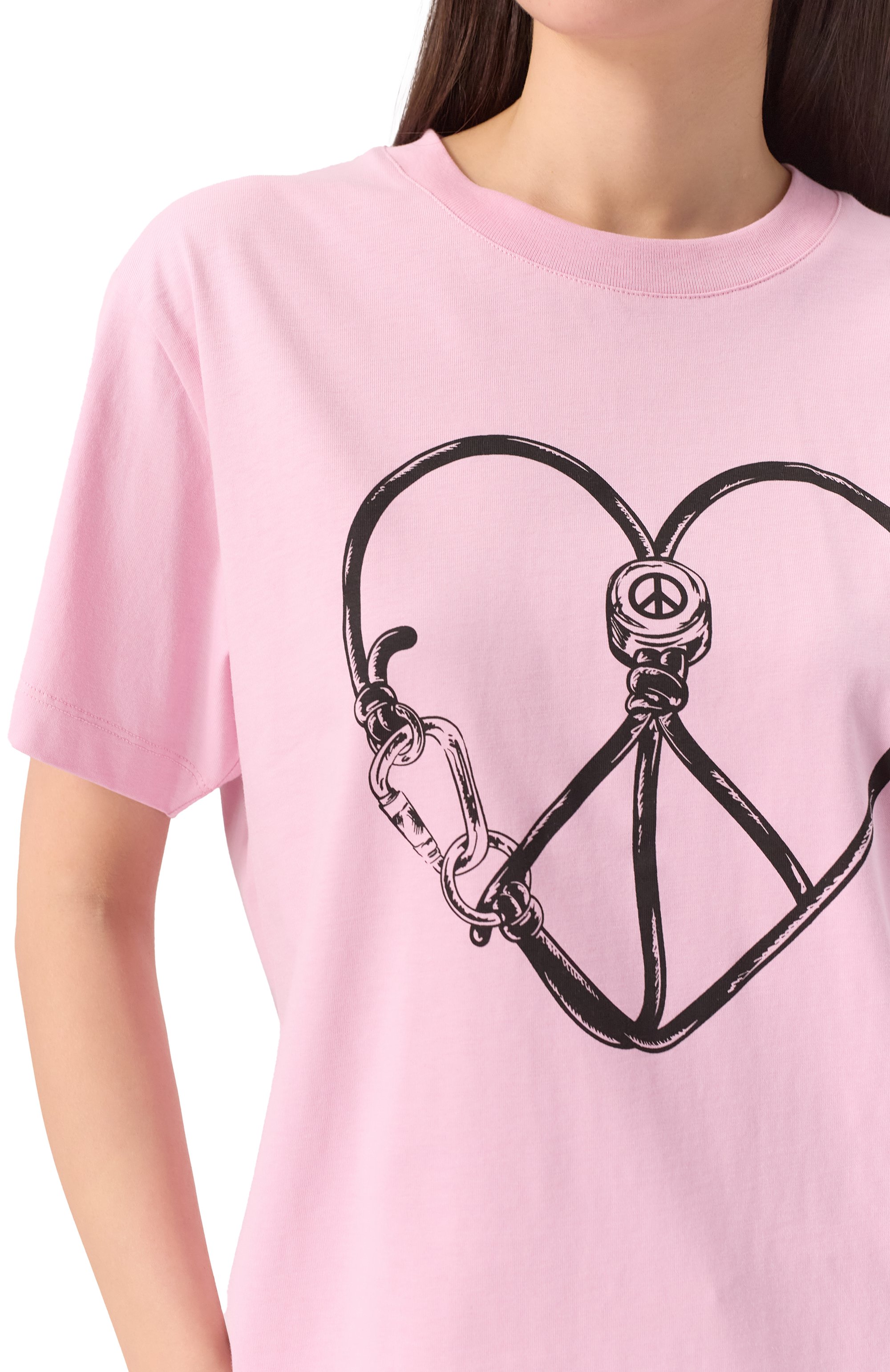 Хлопковая футболка M05CH1NO JEANS, арт. A0709/3229, фото 5