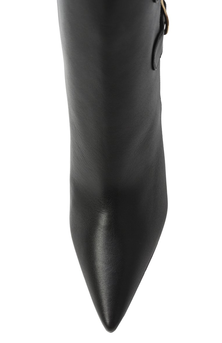 Кожаные ботильоны saloon 100 STUART WEITZMAN, арт. SB745, фото 4