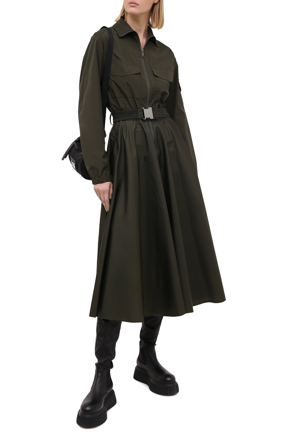 Кожаные ботфорты AGL, арт. D751506BGK06891013, фото 2