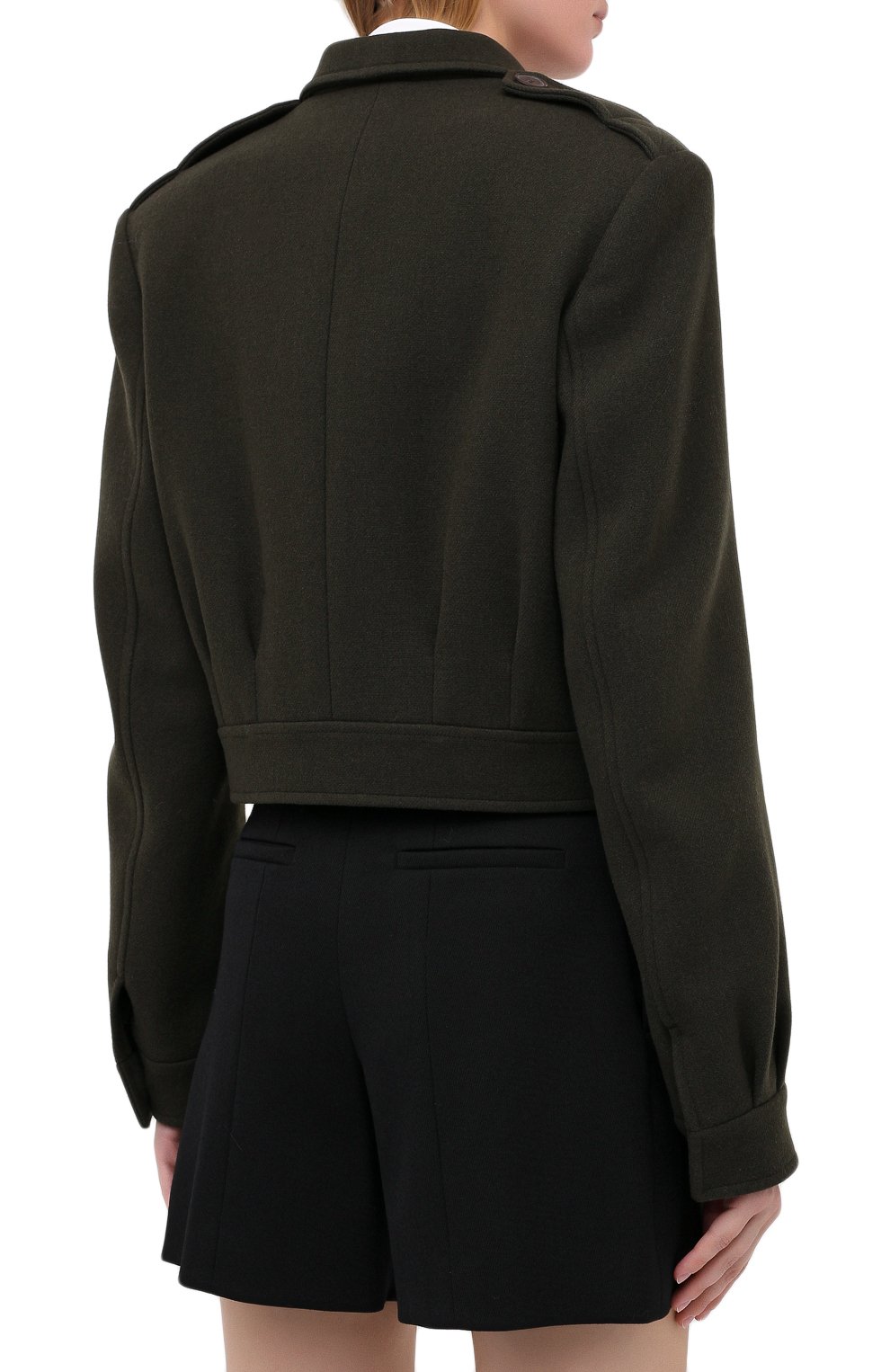 Шерстяной жакет SAINT LAURENT, арт. 633792/Y5B59, фото 5