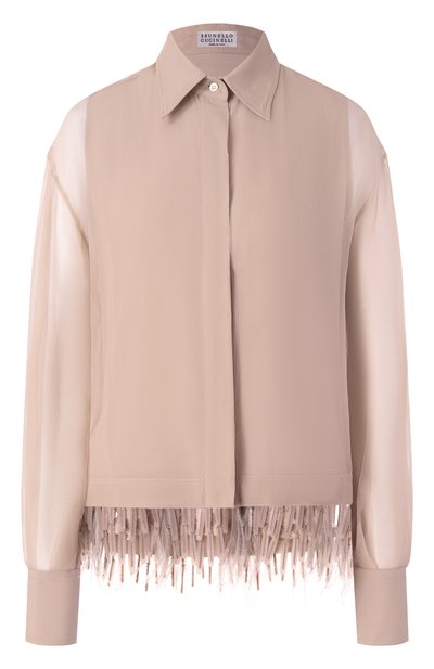 Женская шелковая блузка BRUNELLO CUCINELLI, арт. MF940RA116