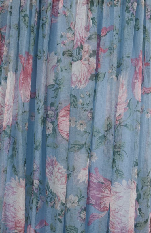 Шелковое платье Chloé CH25UR055459 Голубой  CH25UR055459 Фото 6