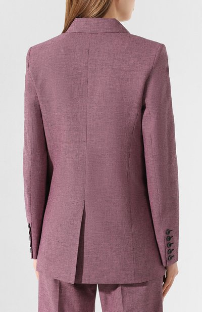 Жакет из смеси хлопка и льна ISABEL MARANT ETOILE розового цвета по цене 57550 руб., арт. VE1189-20P011E/LINYA, фото 4 Жакет из смеси хлопка и льна ISABEL MARANT ETOILE, арт. VE1189-20P011E/LINYA, фото 4