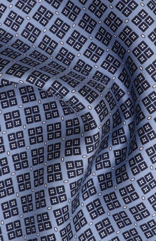 Шелковый комплект из галстука и платка Brioni 08A900/PD450 Голубой  08A900/PD450 Фото 6