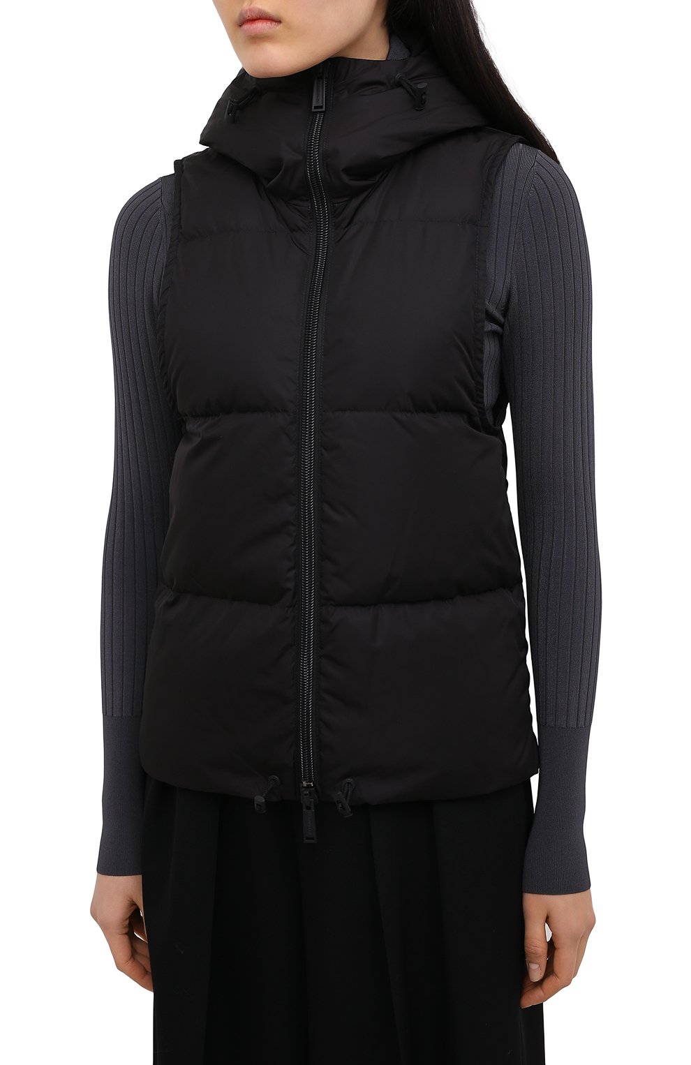 Комплект из куртки и жилета DSQUARED2 черного цвета по цене 107500 руб., арт. S72AM0873/S53355, фото 6 Комплект из куртки и жилета DSQUARED2, арт. S72AM0873/S53355, фото 6