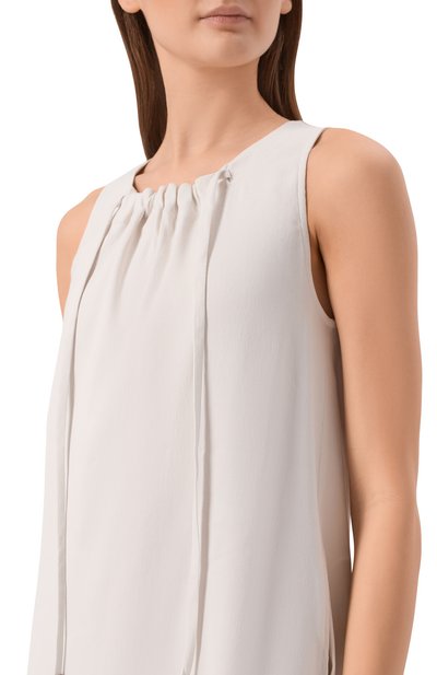 Платье изо льна и вискозы LORENA ANTONIAZZI, арт. P2640AB22A/3347, фото 4