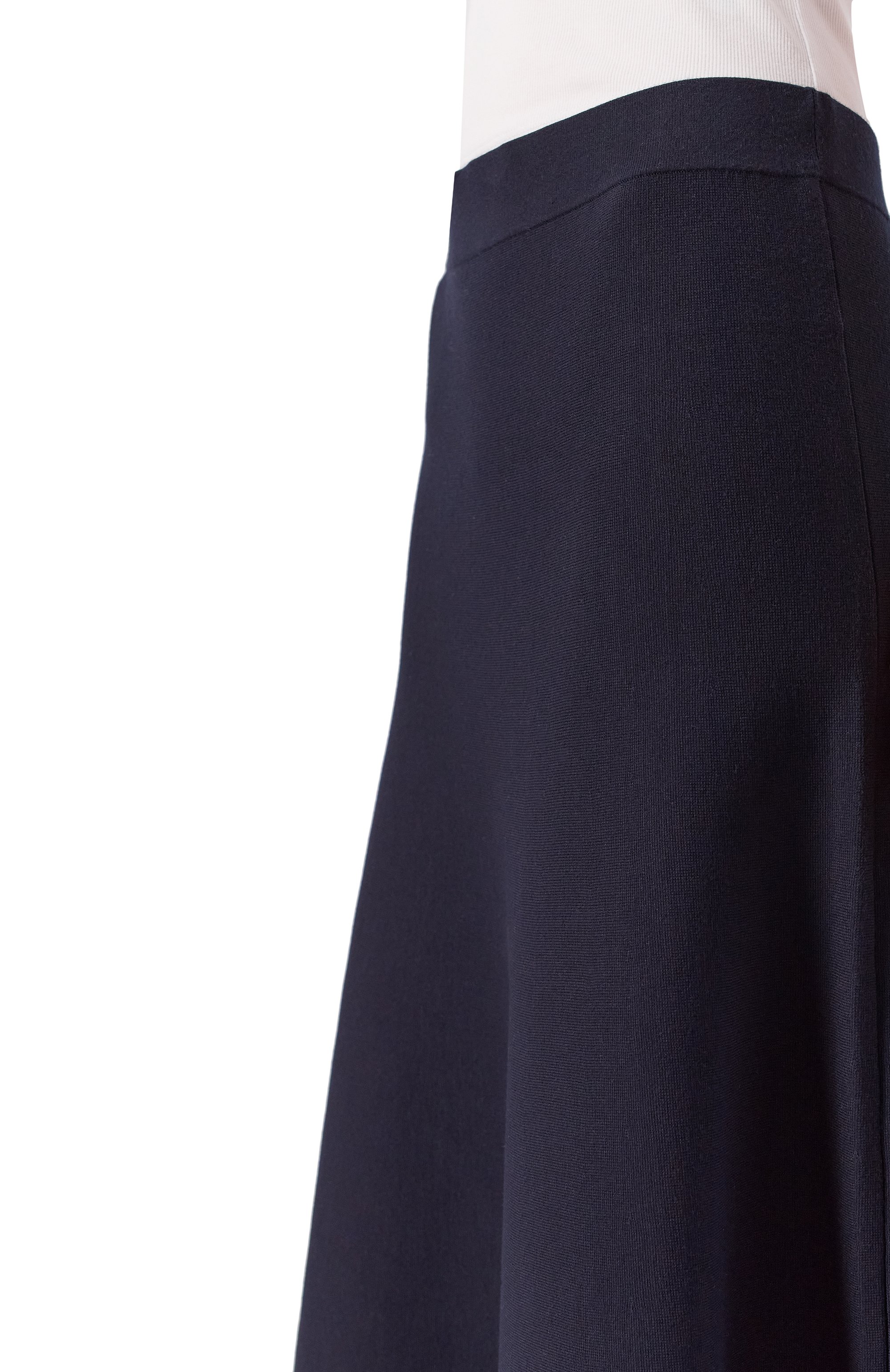 Юбка из вискозы MAX MARA STUDIO синего цвета по цене 46050 руб., арт. GIUSY, фото 5 Юбка из вискозы MAX MARA STUDIO, арт. GIUSY, фото 5