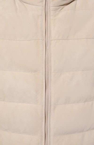 Замшевый жилет BRUNELLO CUCINELLI светло-бежевого цвета по цене 464000 руб., арт. M0PCL1924, фото 5 Замшевый жилет BRUNELLO CUCINELLI, арт. M0PCL1924, фото 5