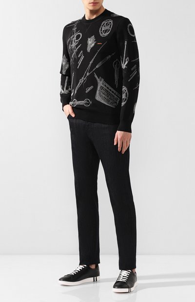 Свитшот из смеси хлопка  и шелка ZEGNA, арт. CSF91/110, фото 2