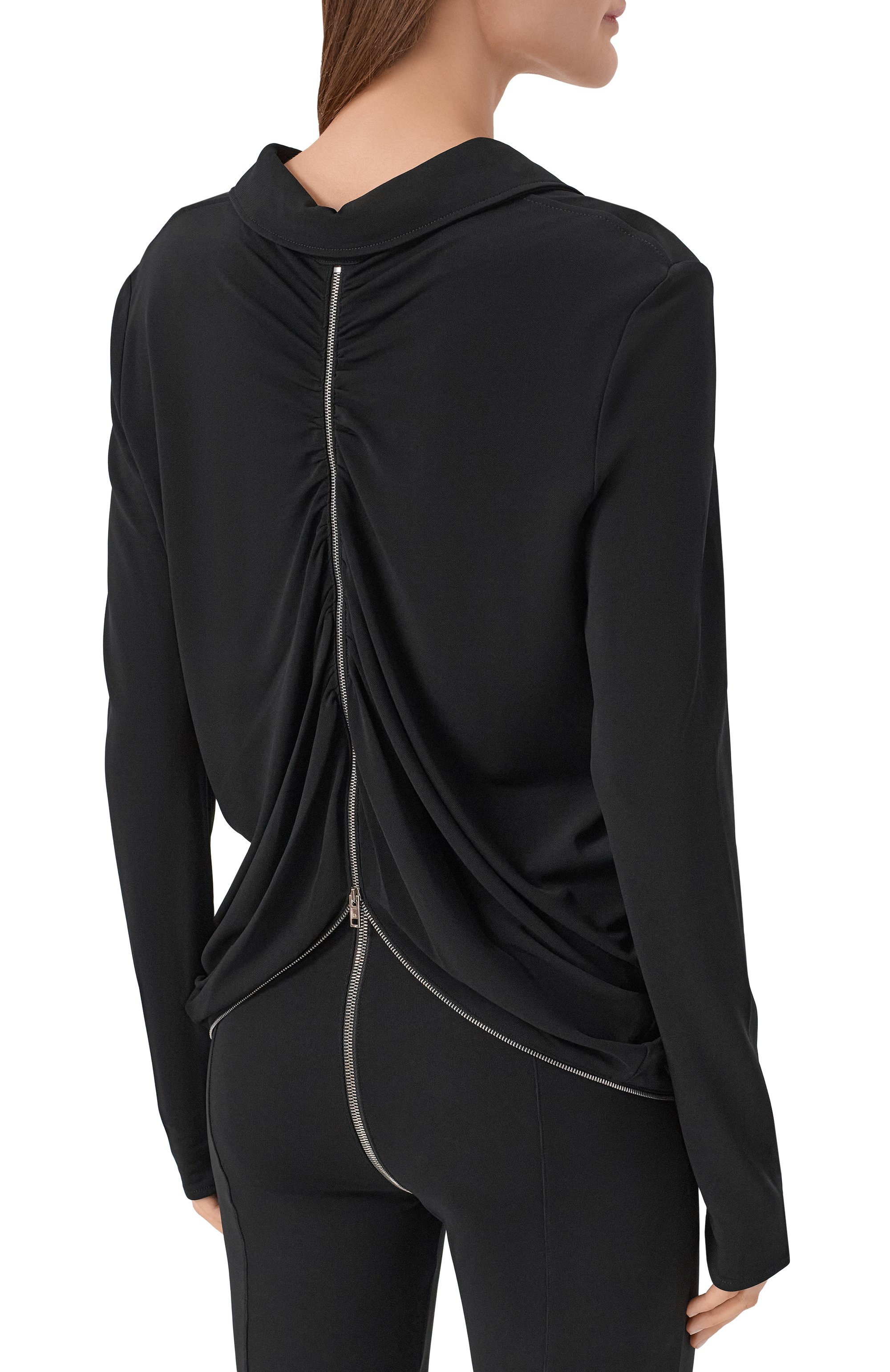 Кардиган из вискозы ALEXANDER WANG черного цвета по цене 89950 руб., арт. 1CC1261215, фото 4 Кардиган из вискозы ALEXANDER WANG, арт. 1CC1261215, фото 4