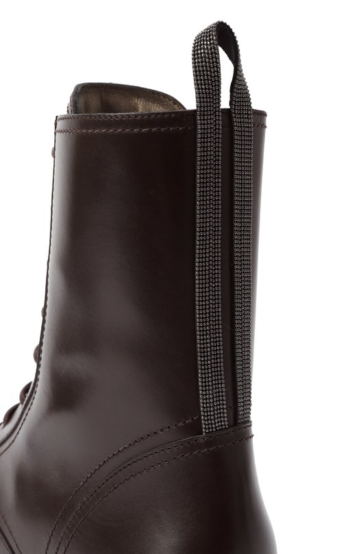 Кожаные ботинки Brunello Cucinelli MZ0LG3036P Коричневый  MZ0LG3036P Фото 7