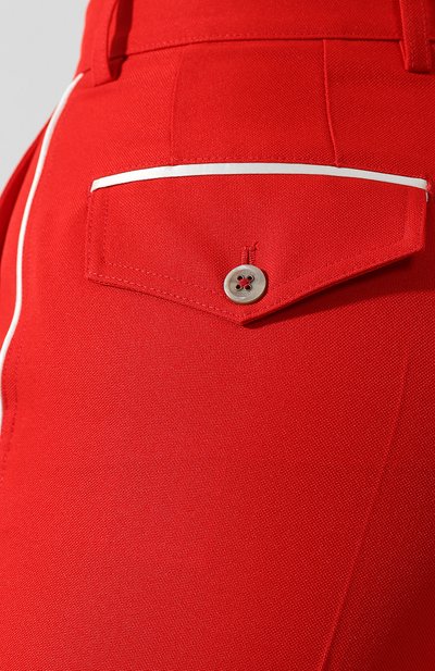 Брюки GOLDEN GOOSE DELUXE BRAND красного цвета по цене 37850 руб., арт. G36WP0W4.A2, фото 5 Брюки GOLDEN GOOSE DELUXE BRAND, арт. G36WP0W4.A2, фото 5