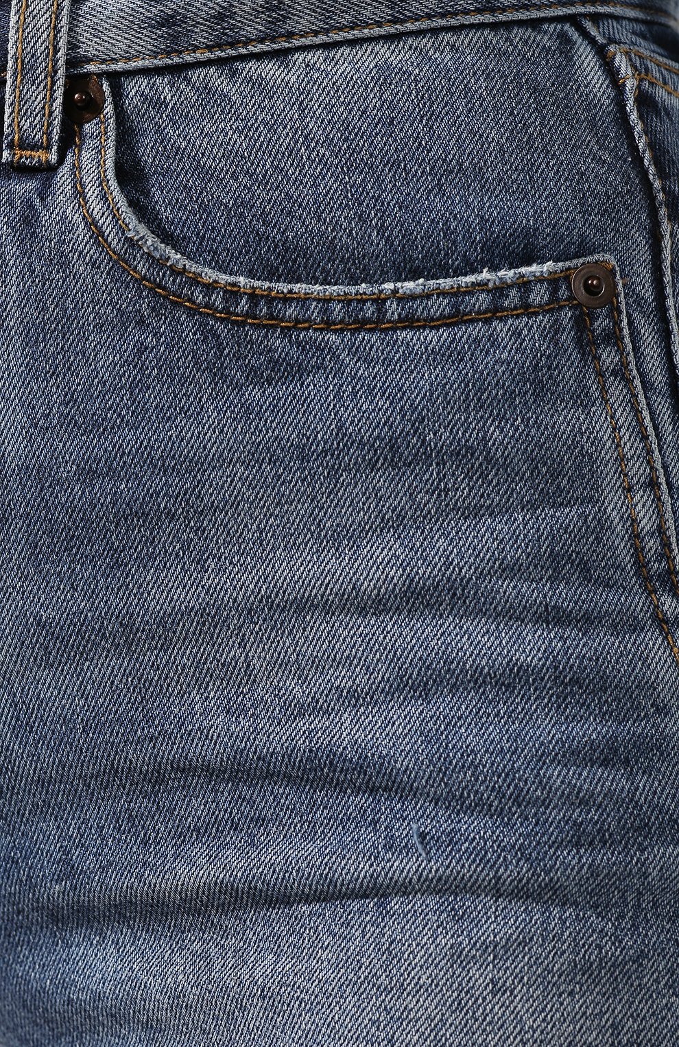 Джинсовые шорты с потертостями SAINT LAURENT, арт. 550228/Y969T, фото 5