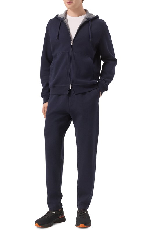 Текстильные кроссовки Bounce Santoni MBBG22082NEAN0FY Чёрный  MBBG22082NEAN0FY Фото 2