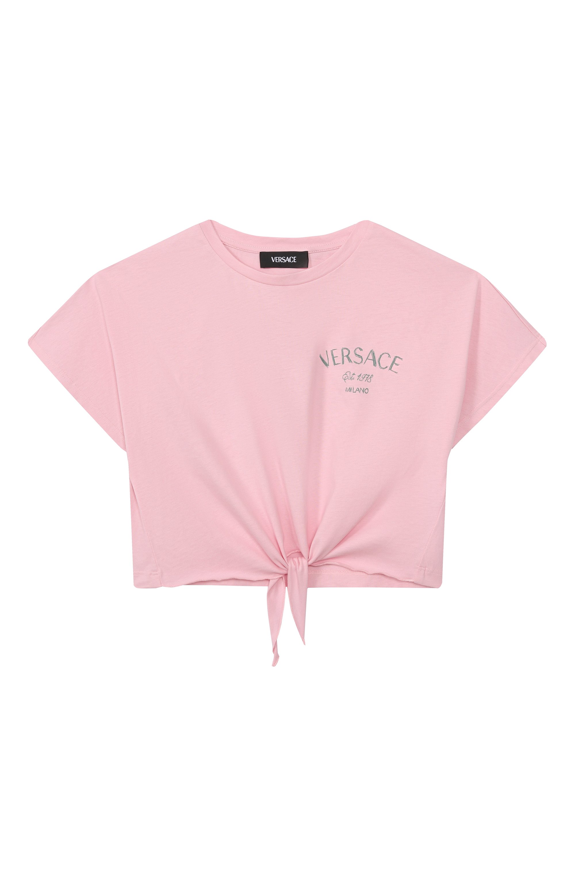 Хлопковая футболка VERSACE, арт. 1018184/1A13083/8A-14A, фото 1