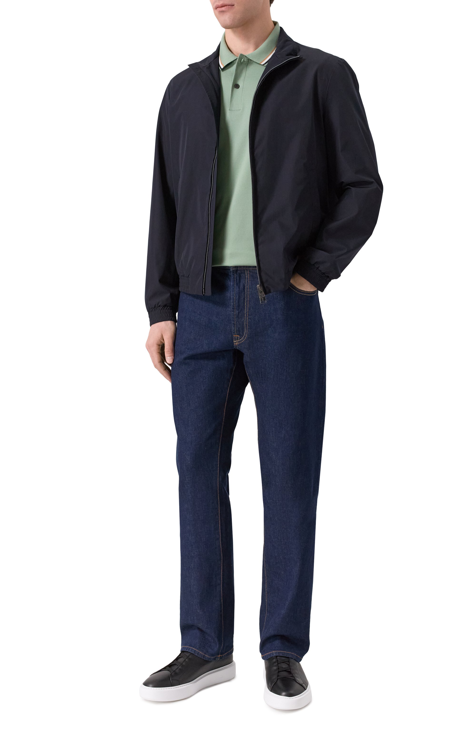 Хлопковое поло BOSS, арт. 50469360, фото 2