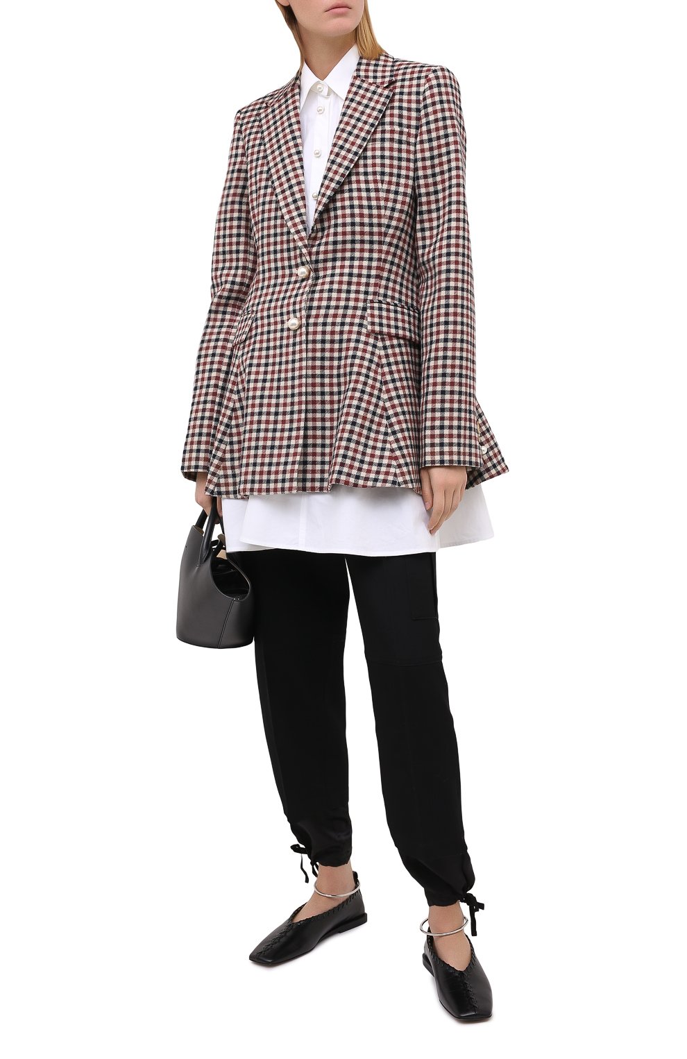 Шерстяной жакет JW ANDERSON разноцветного цвета по цене 84100 руб., арт. JK0056 PG0332, фото 3 Шерстяной жакет JW ANDERSON, арт. JK0056 PG0332, фото 3