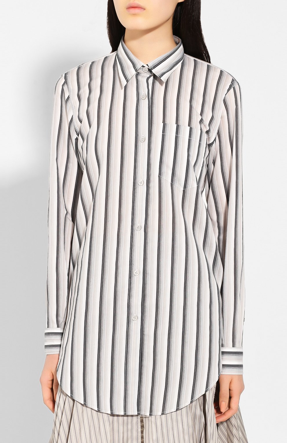 Хлопковая рубашка ACNE STUDIOS, арт. AC0214/W, фото 3